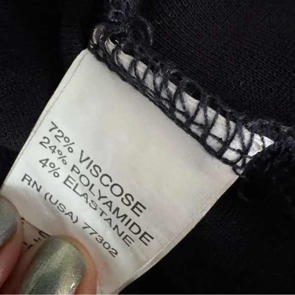 Zara Navy Dress with Bow Accent - Picture 8 of 9